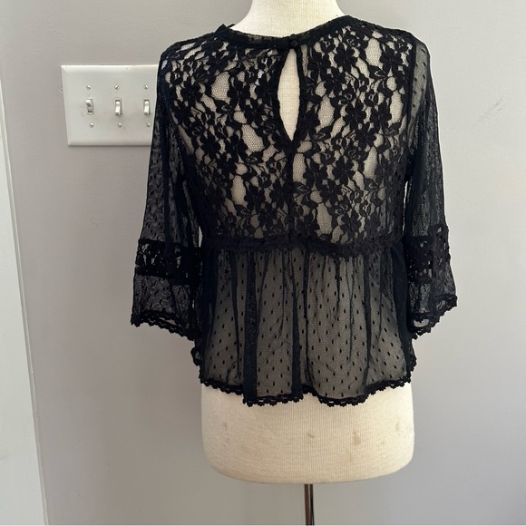 Free People Modern Romance lace crop top - Picture 6 of 12